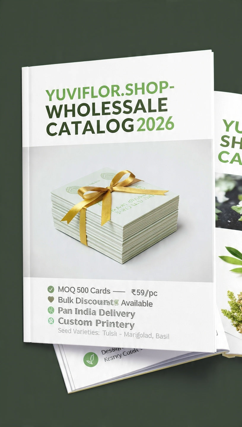 Royal Seed Card - Plantable Wedding Invitation Pack of 50