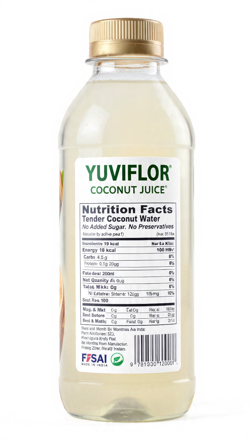 Yuviflor Coconut Juice - 100ml-MRP ₹15|200ml-MRP ₹49|500ml-MRP ₹79|1ltr-MRP ₹99